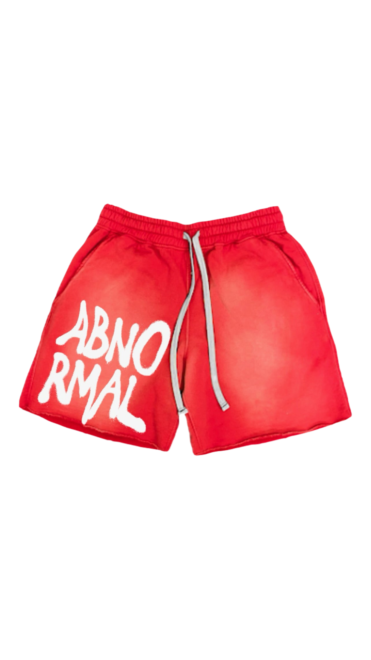 Red Acid Wash Shorts